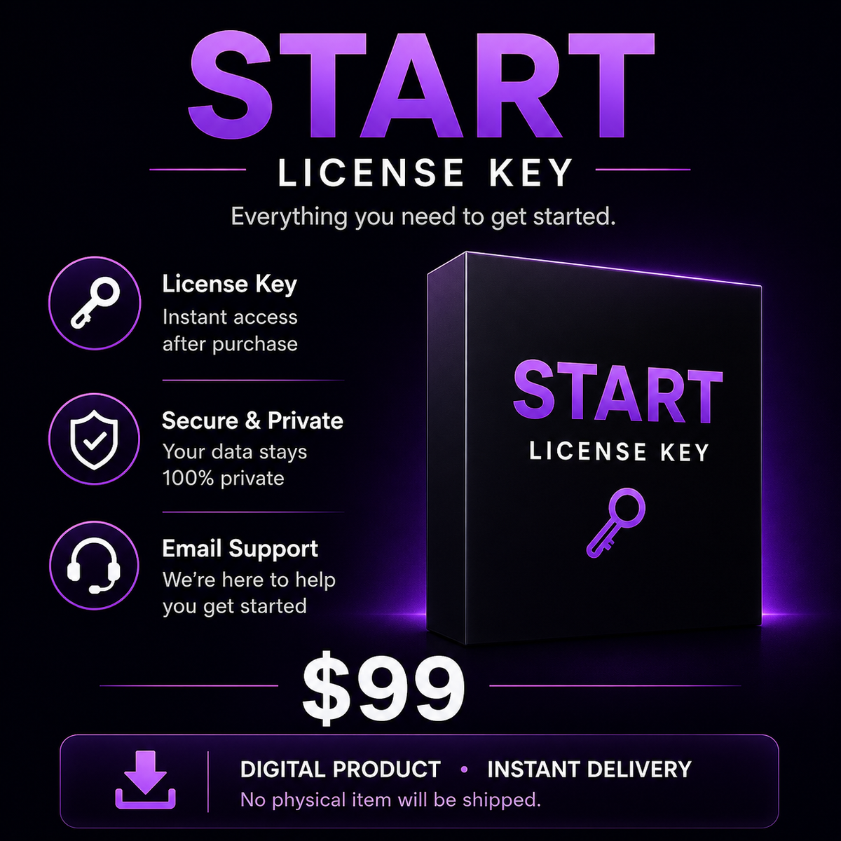 START — License Key